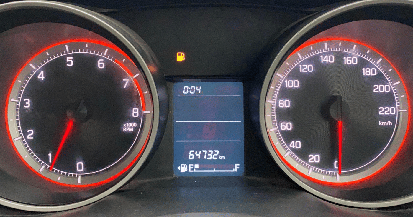 2022 Maruti Swift VXI, Petrol, Manual, 64,983 km, Odometer Image