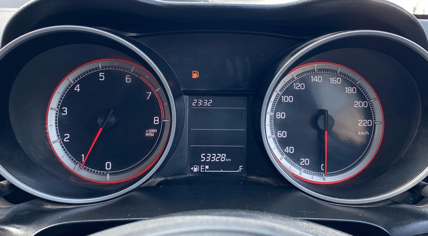 2020 Maruti Swift VXI, Petrol, Manual, 53,097 km, Odometer Image