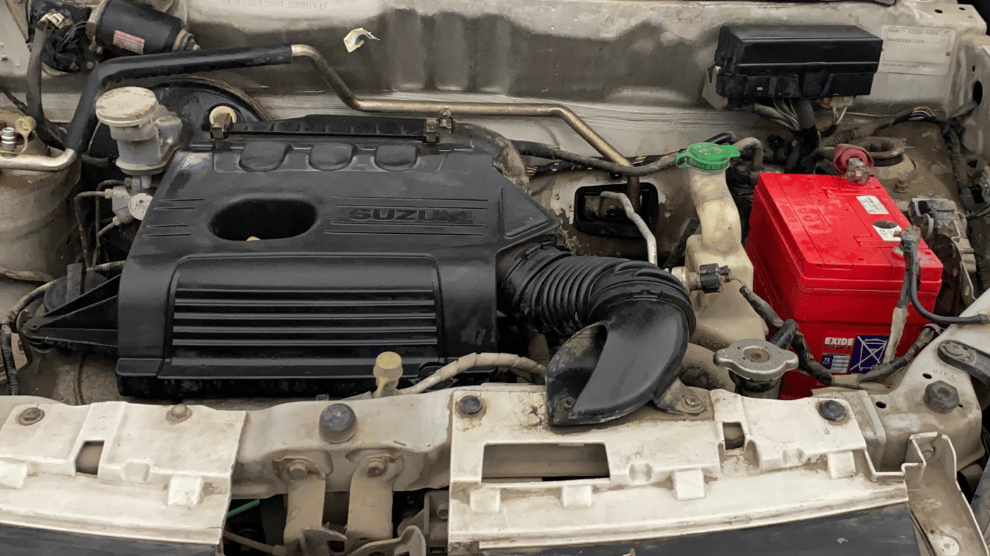 2015 Maruti Alto K10 VXI AMT, Petrol, Automatic, 85,493 km, Engine View - Left