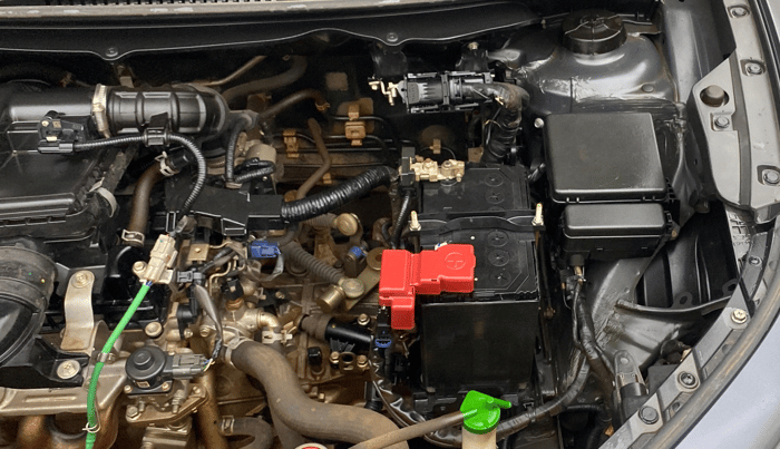 2023 Maruti FRONX DELTA PLUS 1.2MT, Petrol, Manual, 95,373 km, Engine View - Left