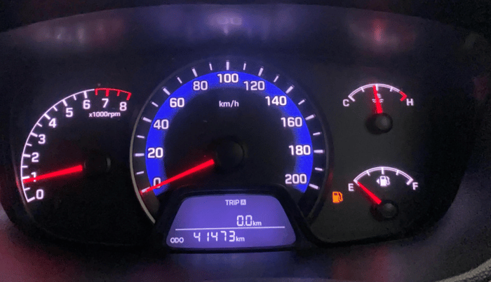 2017 Hyundai Xcent SX 1.2, Petrol, Manual, 41,453 km, Odometer Image