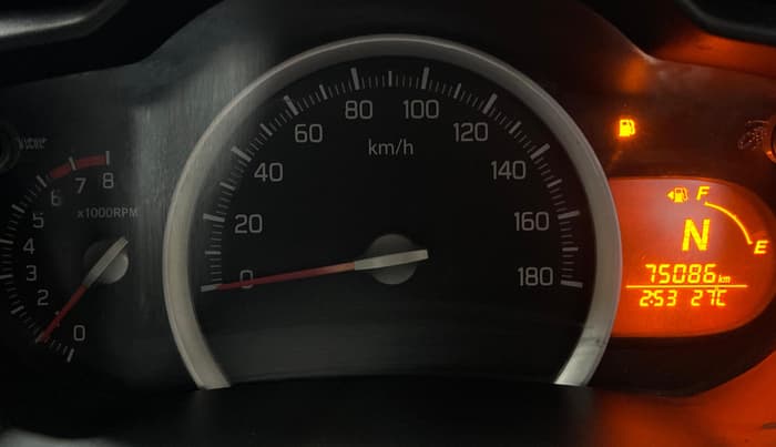 2015 Maruti Celerio ZXI AMT, Petrol, Automatic, 75,076 km, Odometer Image