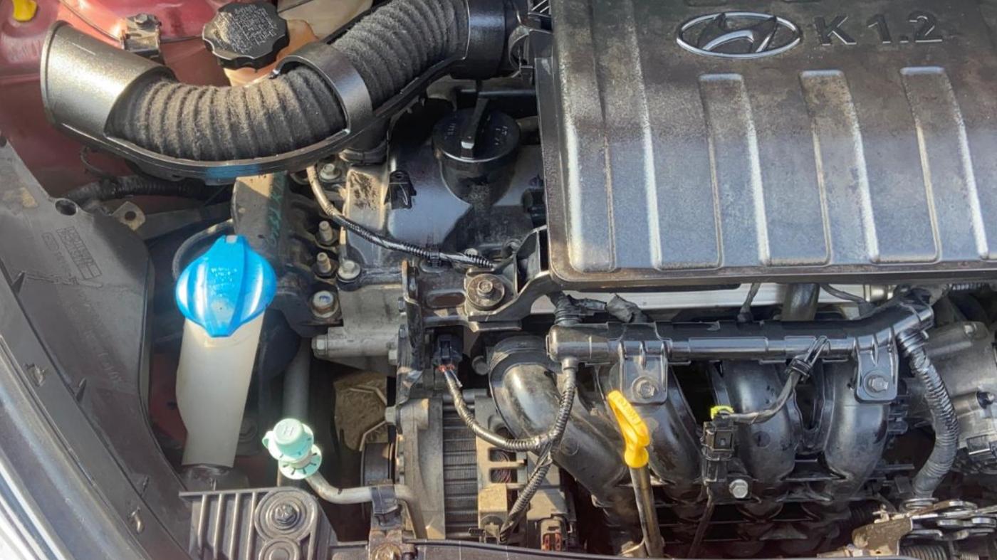 2014 Hyundai Xcent SX 1.2 (O), Petrol, Manual, 40,162 km, Engine View - Right