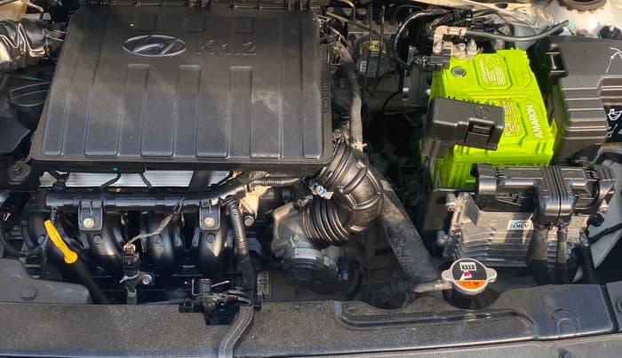 2021 Hyundai GRAND I10 NIOS SPORTZ AMT 1.2 KAPPA VTVT, Petrol, Automatic, 39,175 km, Engine View - Left