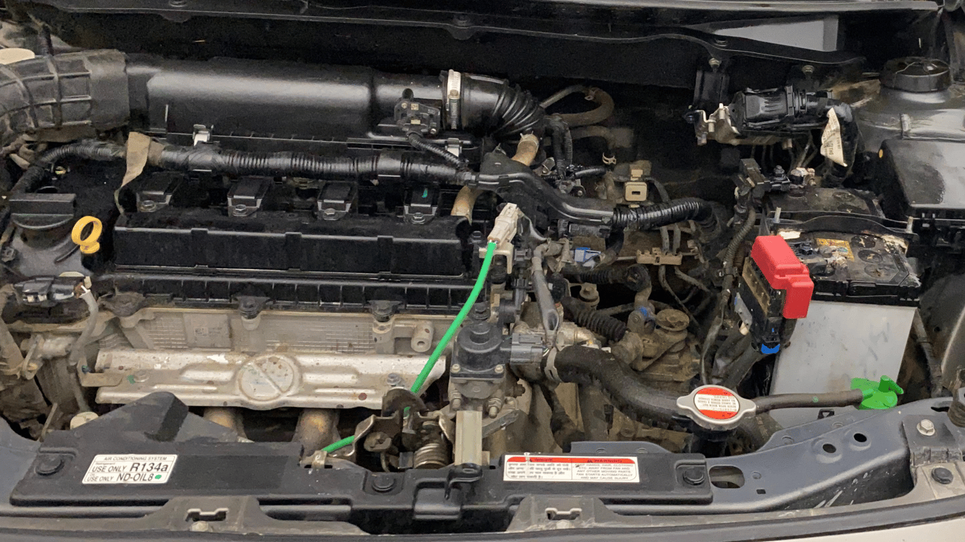 2021 Maruti Dzire VXI, Petrol, Manual, 50,718 km, Engine View - Left