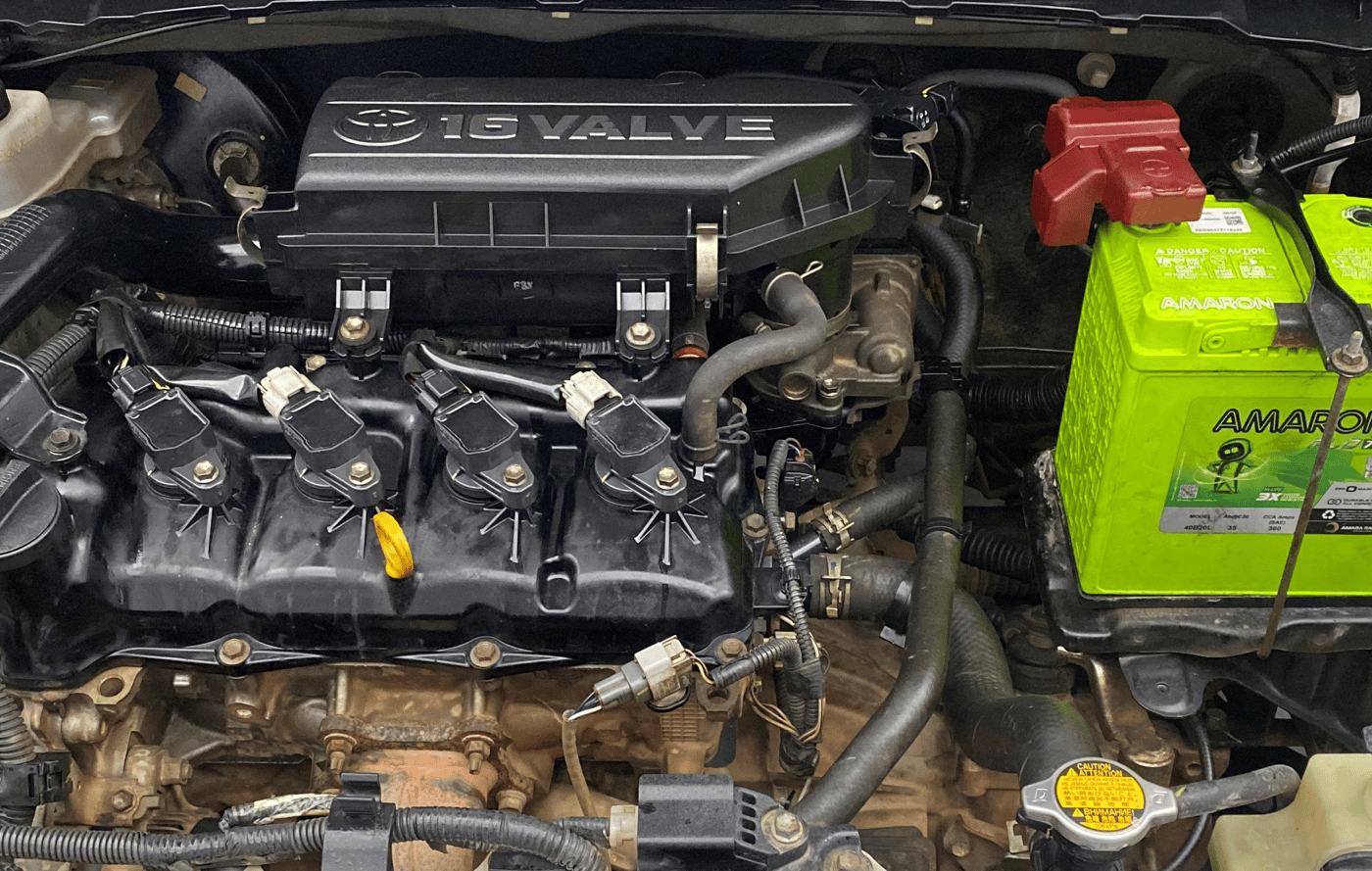 2015 Toyota Etios G, Petrol, Manual, 69,861 km, Engine View