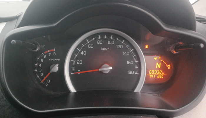2018 Maruti Celerio ZXI AMT, Petrol, Automatic, 60,330 km, Odometer Image