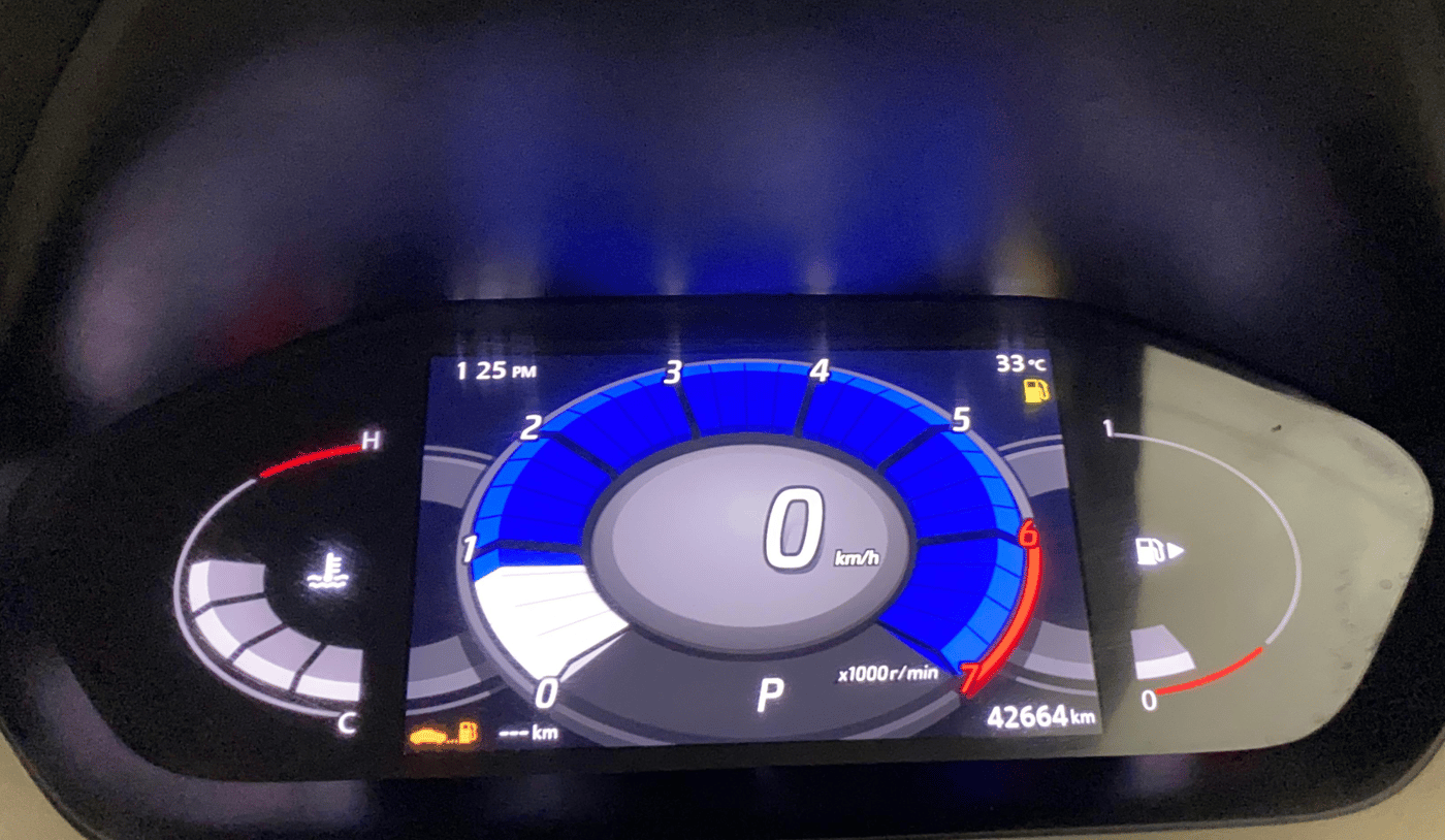 2021 Nissan MAGNITE XV TURBO CVT, Petrol, Automatic, 42,592 km, Odometer Image