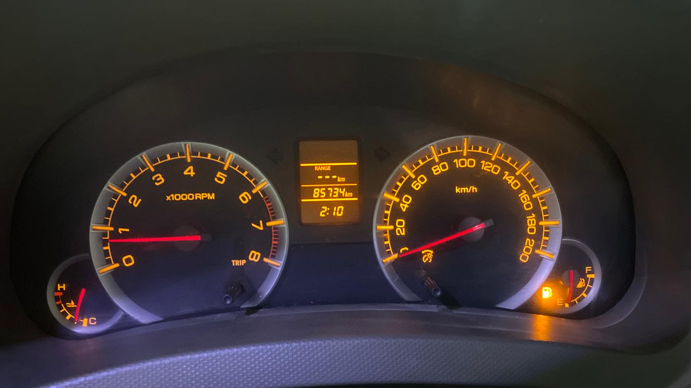 2014 Maruti Ertiga VXI, Petrol, Manual, 85,759 km, Odometer Image