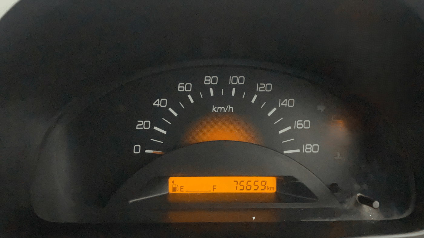 2015 Maruti Wagon R 1.0 LXI, Petrol, Manual, 75,668 km, Odometer Image