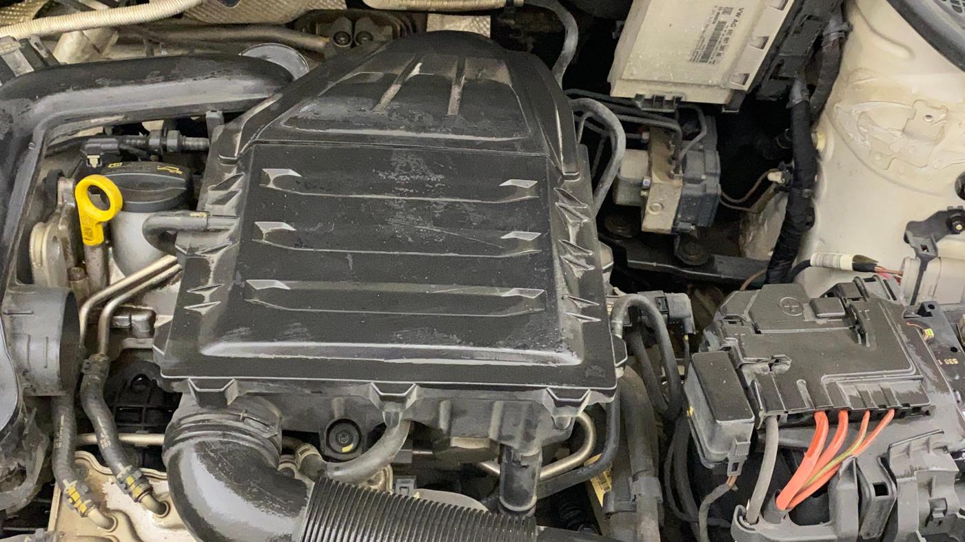 2020 Skoda Rapid STYLE TSI, Petrol, Manual, 95,411 km, Engine View - Left