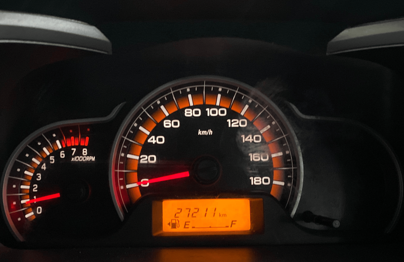 2018 Maruti Alto K10 VXI, Petrol, Manual, 27,202 km, Odometer Image