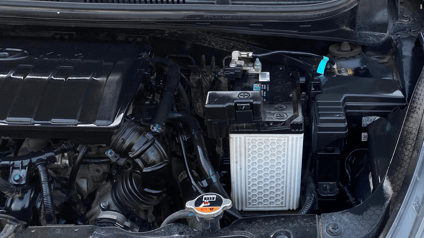 2024 Hyundai AURA SX 1.2 CNG, CNG, Manual, 27,116 km, Engine View - Left