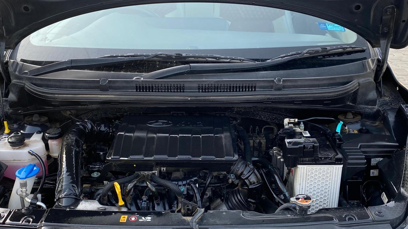 2024 Hyundai AURA SX 1.2 CNG, CNG, Manual, 27,116 km, Engine View