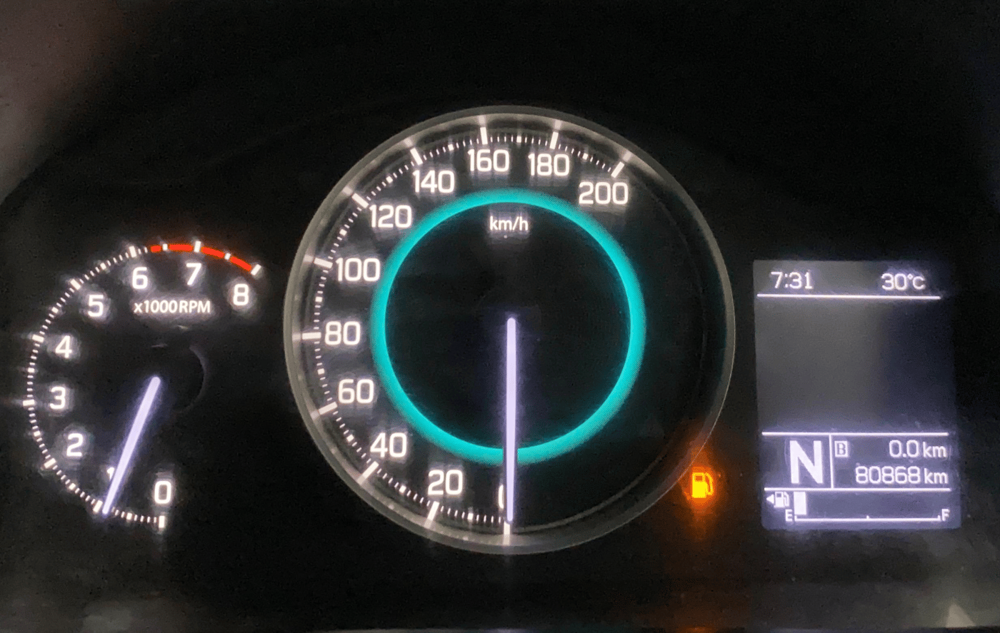 2017 Maruti IGNIS DELTA 1.2 AMT, Petrol, Automatic, 80,848 km, Odometer Image