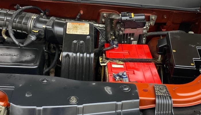 2016 Mahindra Kuv100 K4 PLUS D 6 STR, Diesel, Manual, 72,494 km, Engine View - Left