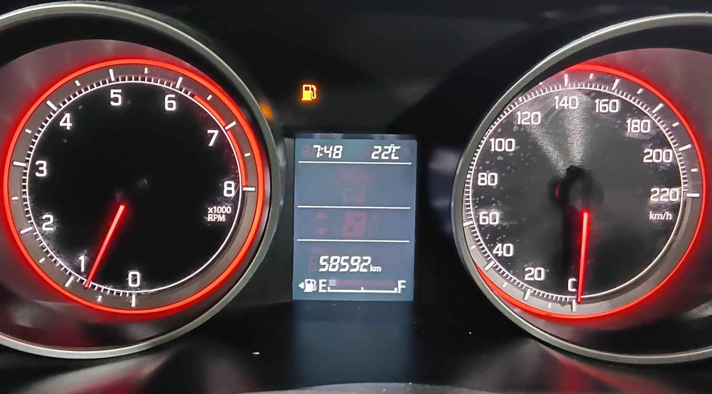 2018 Maruti Swift ZXI PLUS, Petrol, Manual, 58,592 km, Odometer Image