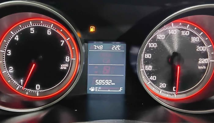 2018 Maruti Swift ZXI PLUS, Petrol, Manual, 58,592 km, Odometer Image