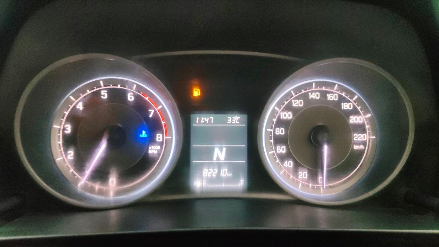 2017 Maruti Dzire ZXI PLUS AMT, Petrol, Automatic, 82,215 km, Odometer Image
