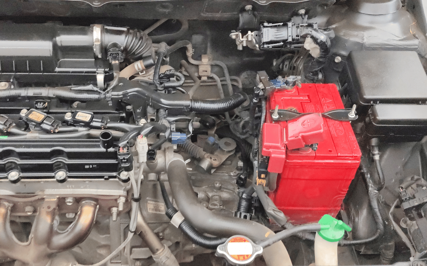 2017 Maruti Baleno ALPHA PETROL 1.2, Petrol, Manual, 57,307 km, Engine View - Left
