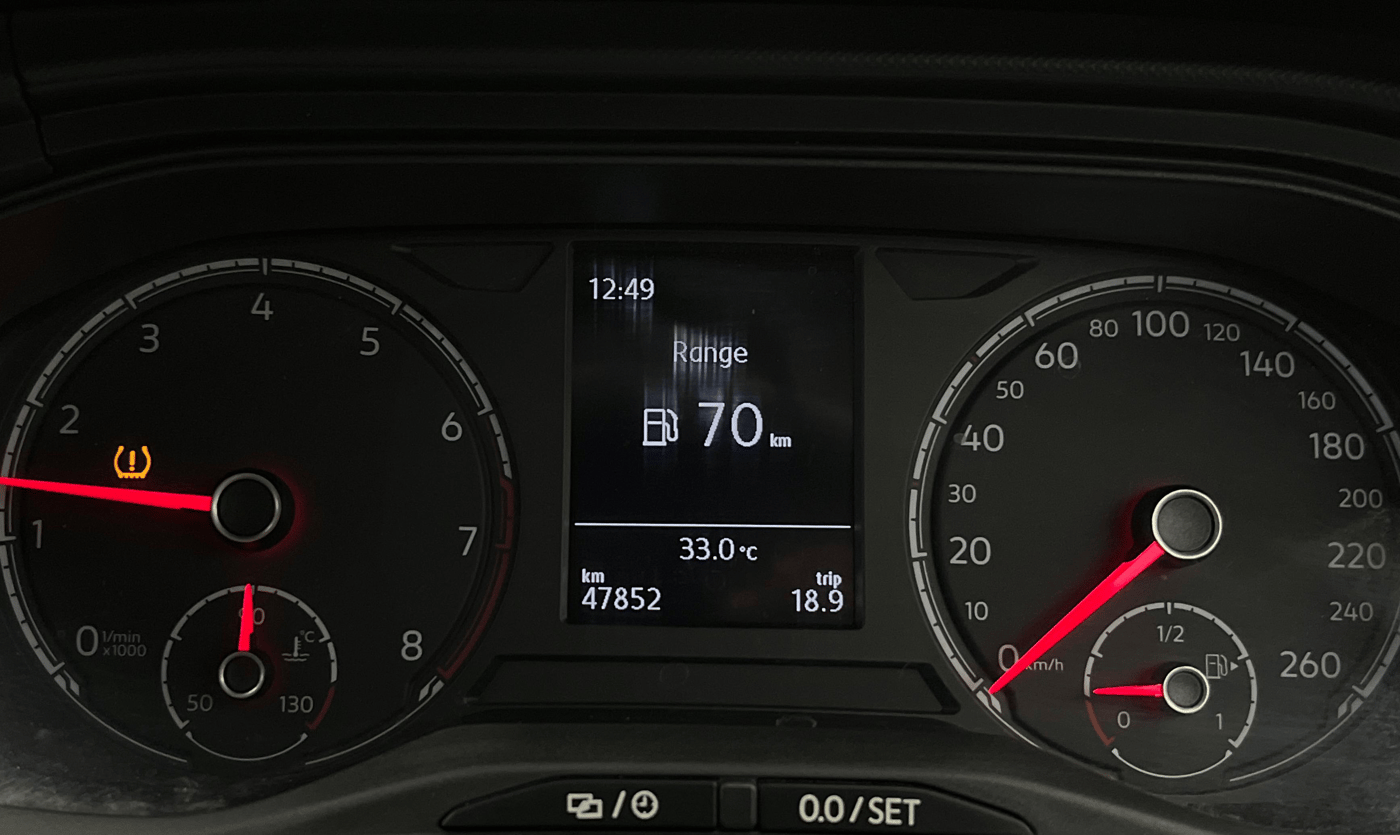 2023 Volkswagen VIRTUS COMFORTLINE TSI 1.0 MT, Petrol, Manual, 47,834 km, Odometer Image