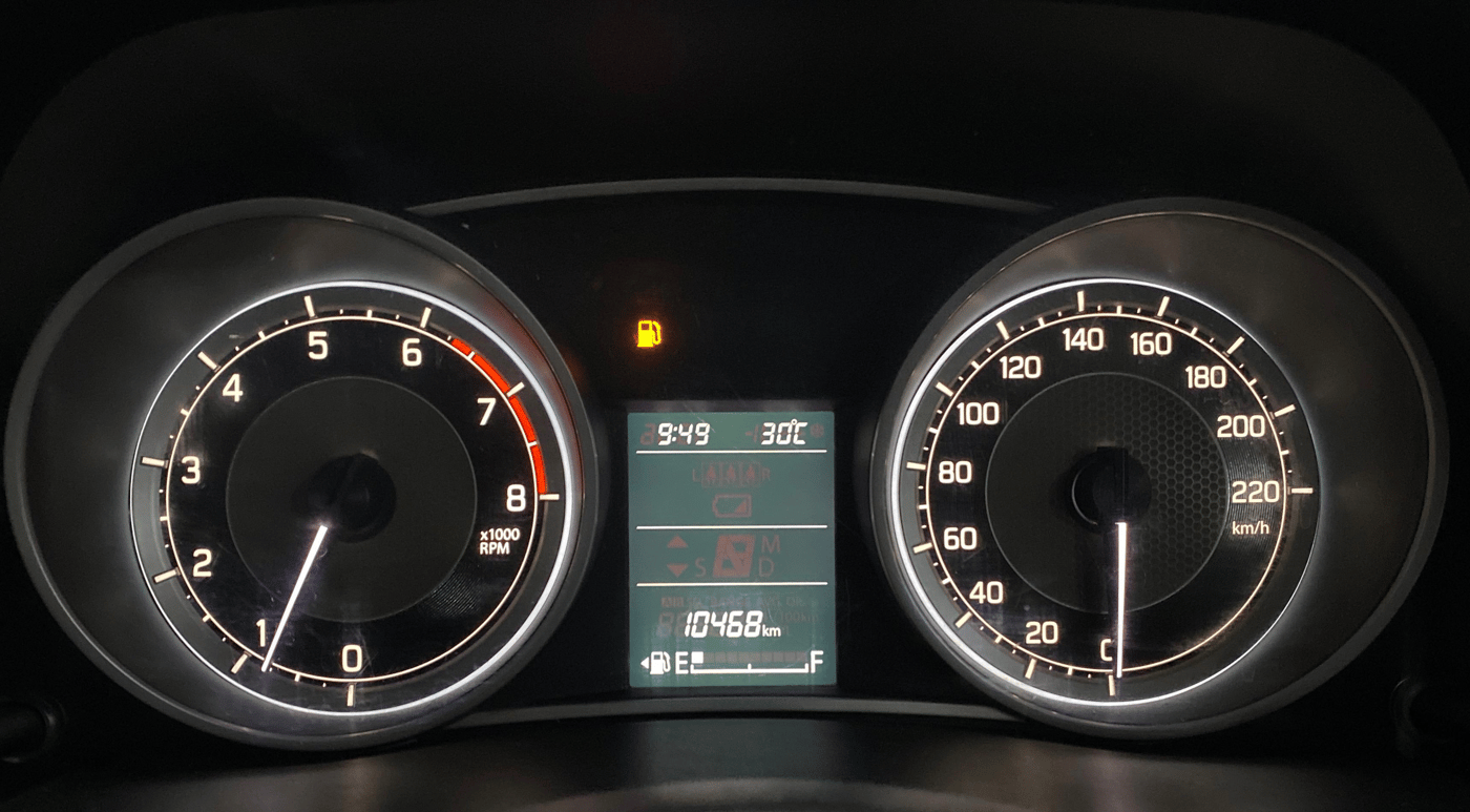 2018 Maruti Dzire ZXI, Petrol, Manual, 10,453 km, Odometer Image