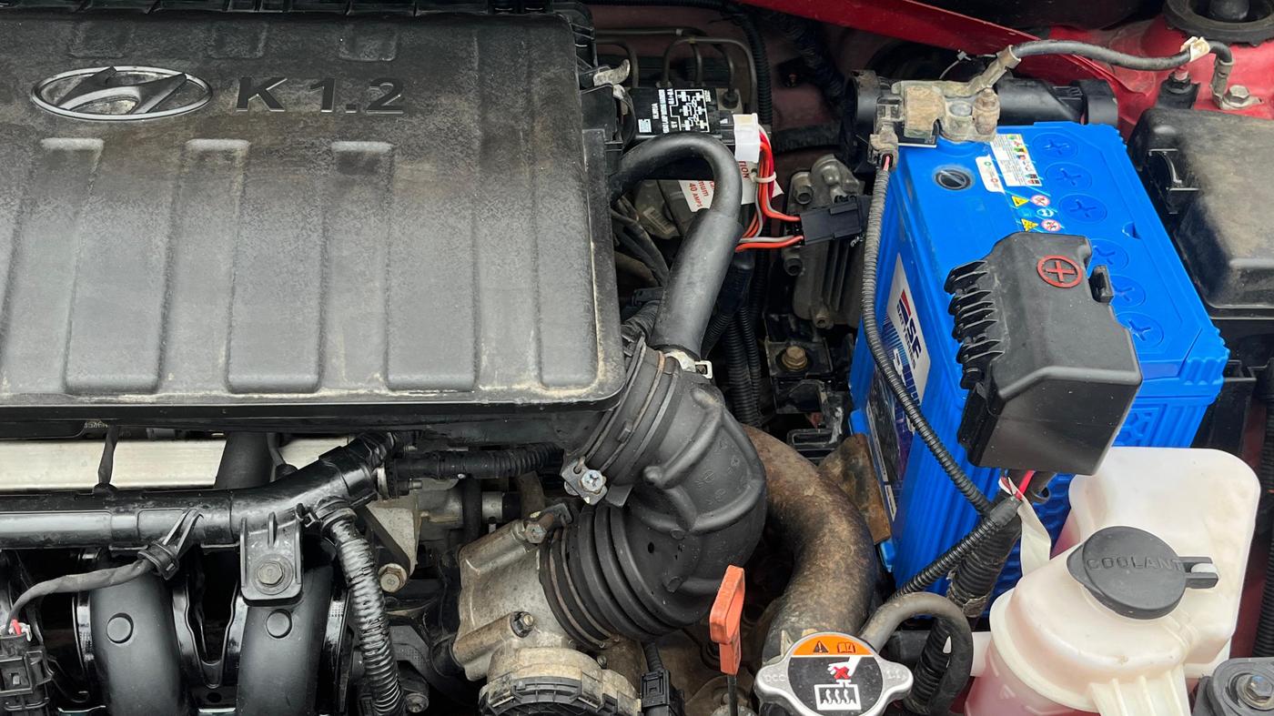 2019 Hyundai Grand i10 SPORTZ AT 1.2 KAPPA VTVT, Petrol, Automatic, 45,315 km, Engine View - Left