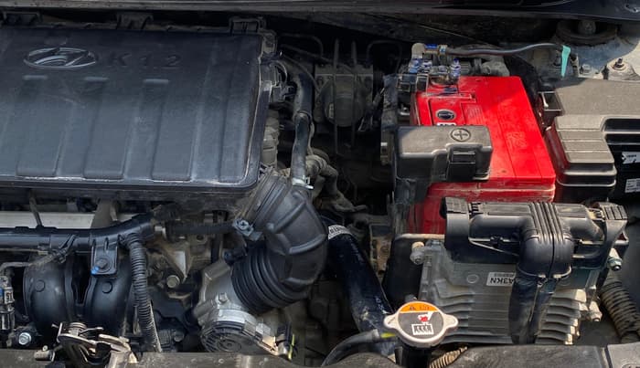 2022 Hyundai GRAND I10 NIOS SPORTZ AMT 1.2 KAPPA VTVT, Petrol, Automatic, 39,049 km, Engine View - Left