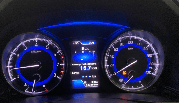 2017 Maruti Baleno ALPHA PETROL 1.2, Petrol, Manual, 1,22,691 km, Odometer Image