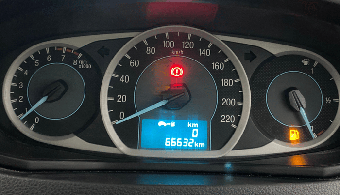 2017 Ford Figo Aspire TREND 1.2 PETROL, Petrol, Manual, 66,632 km, Odometer Image