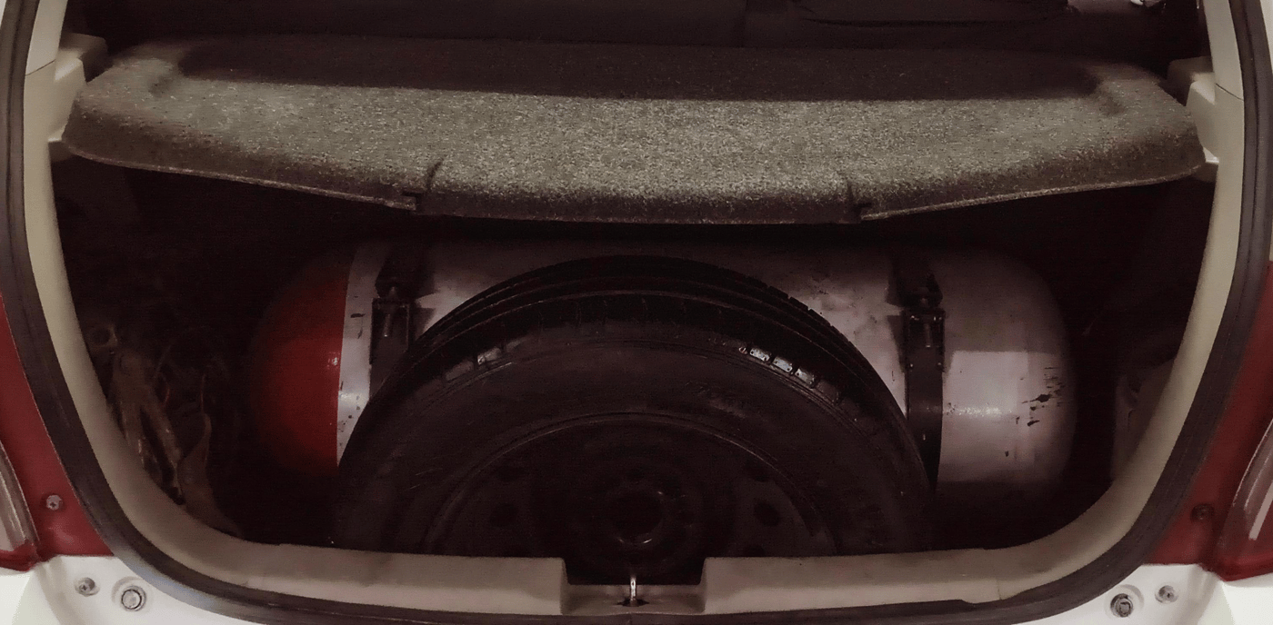2015 Maruti Celerio VXI CNG, CNG, Manual, 1,29,816 km, Boot Inside