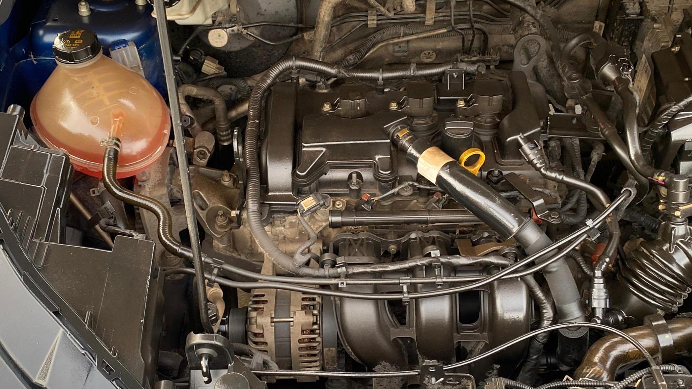 2020 Ford Ecosport TITANIUM + 1.5L PETROL AT, Petrol, Automatic, 50,757 km, Engine View - Right