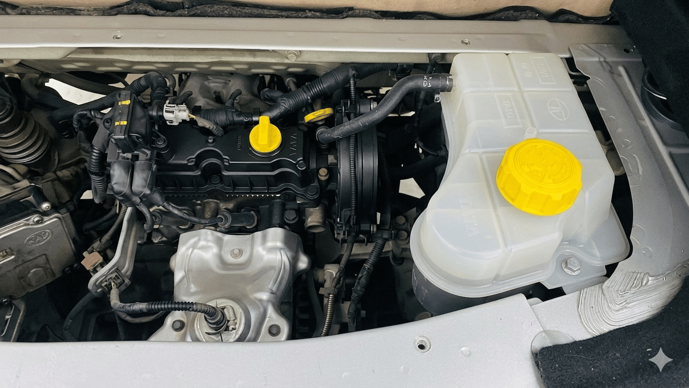 2015 Tata Nano TWIST XTA, Petrol, Automatic, 34,706 km, Engine View - Left