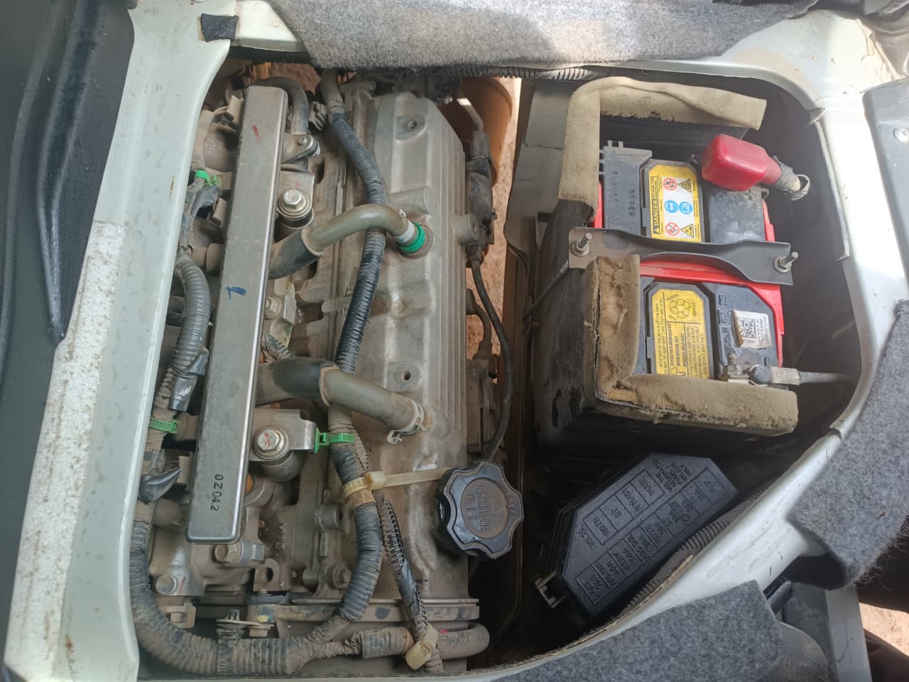 2020 Maruti Eeco 5 STR WITH A/C+HTR, Petrol, Manual, 21,536 km, Engine View - Left