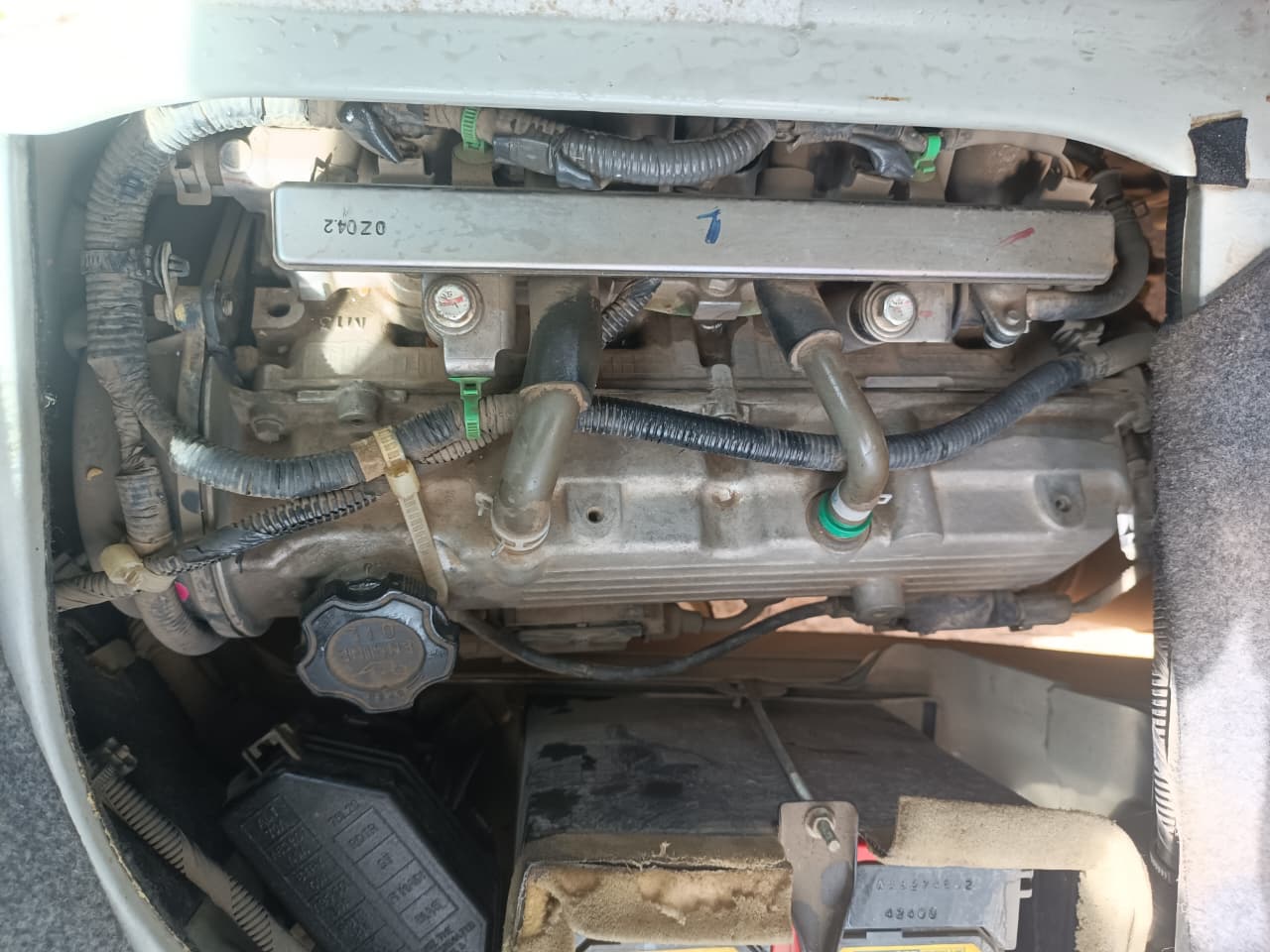 2020 Maruti Eeco 5 STR WITH A/C+HTR, Petrol, Manual, 21,536 km, Engine View - Right