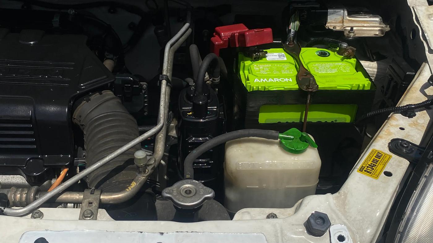 2017 Maruti Wagon R 1.0 VXI AMT, Petrol, Automatic, 66,893 km, Engine View - Left