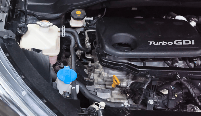 2021 KIA SONET HTX ANNIVERSARY EDITION 1.0 IMT, Petrol, Manual, 22,441 km, Engine View - Right