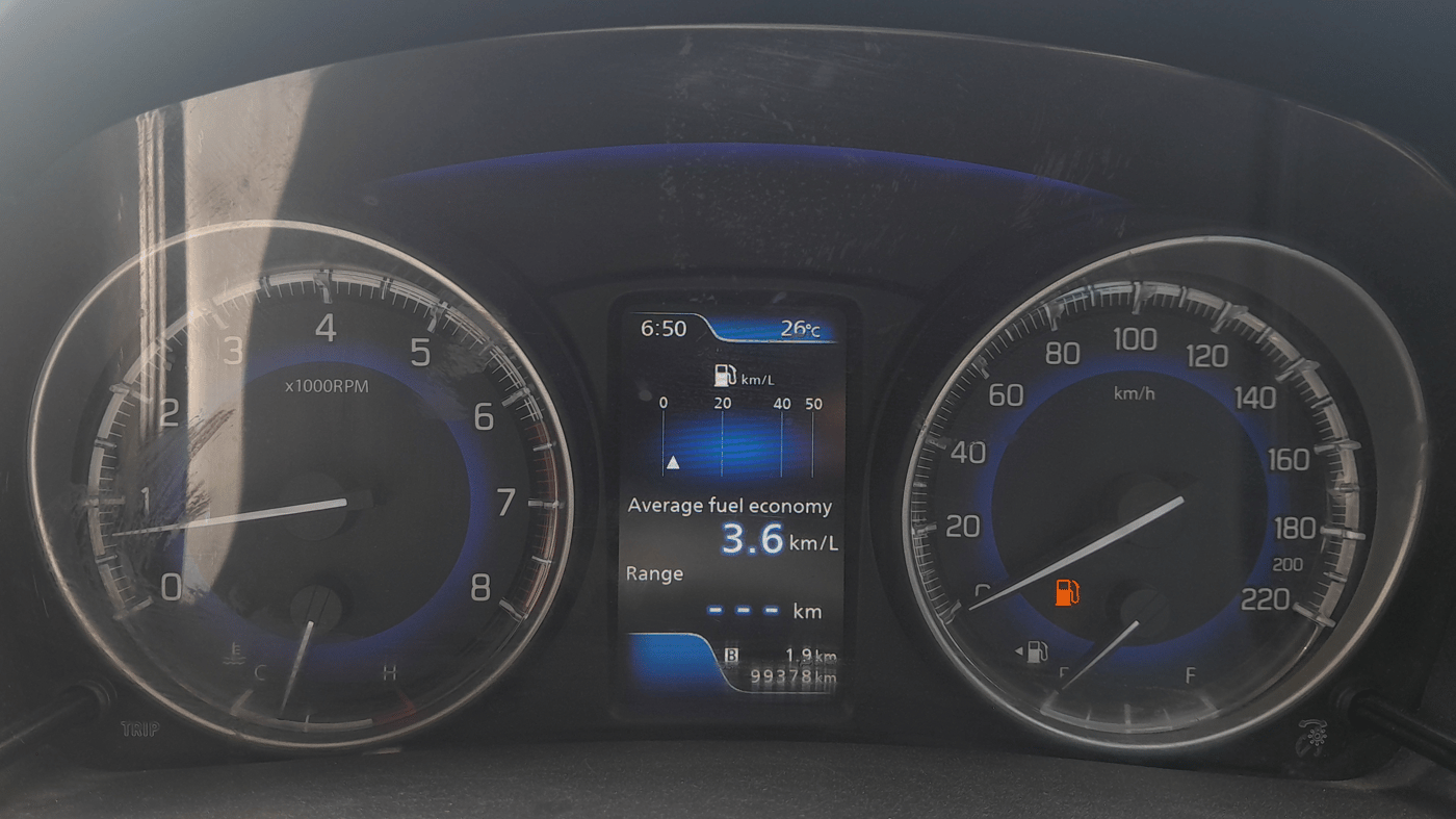 2016 Maruti Baleno ALPHA PETROL 1.2, Petrol, Manual, 99,377 km, Odometer Image