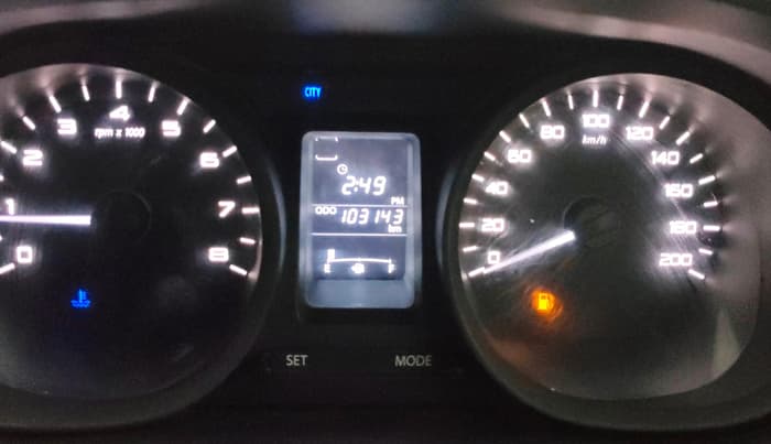 2016 Tata Tiago XE PETROL, CNG, Manual, 1,03,129 km, Odometer Image