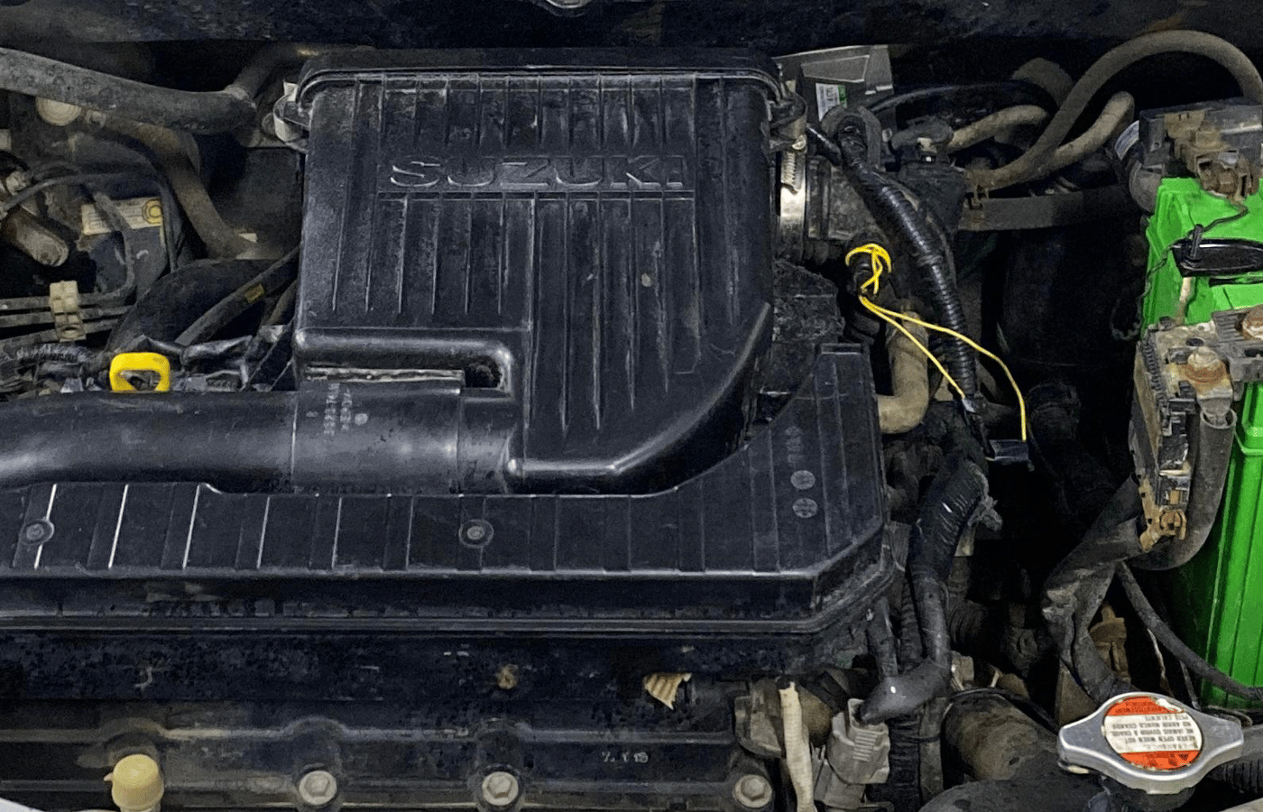 2016 Maruti Swift Dzire VXI, CNG, Manual, 96,129 km, Engine View