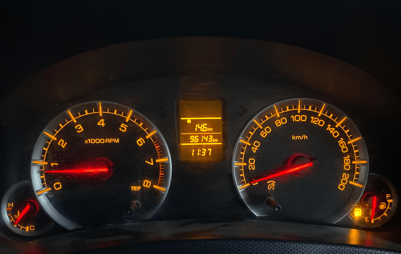 2016 Maruti Swift Dzire VXI, CNG, Manual, 96,129 km, Odometer Image