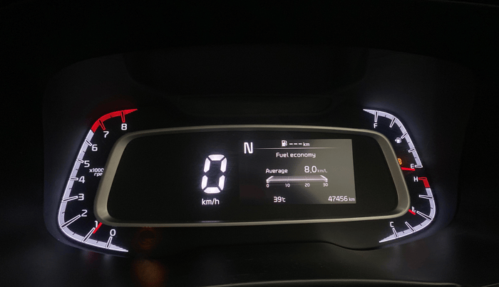 2020 KIA SONET GTX PLUS 1.0 IMT, Petrol, Manual, 47,355 km, Odometer Image