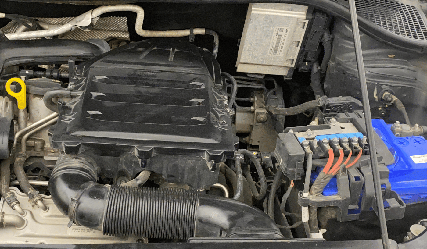 2022 Volkswagen Vento HIGHLINE PLUS 1.0L TSI AT, Petrol, Automatic, 79,093 km, Engine View - Left