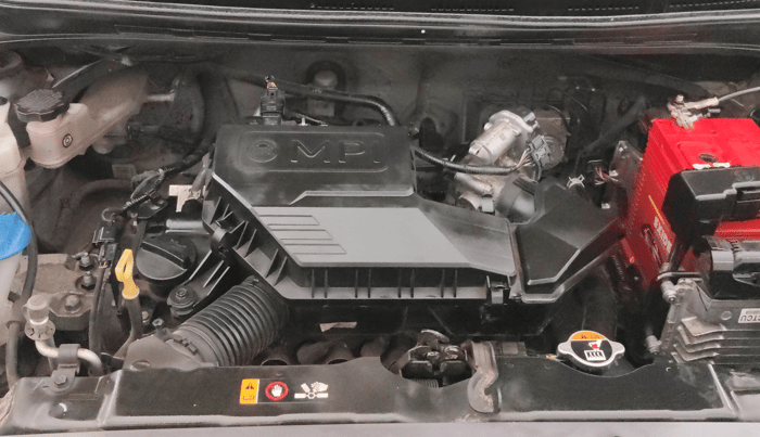 2019 Hyundai NEW SANTRO SPORTZ AMT, Petrol, Automatic, 53,650 km, Engine View