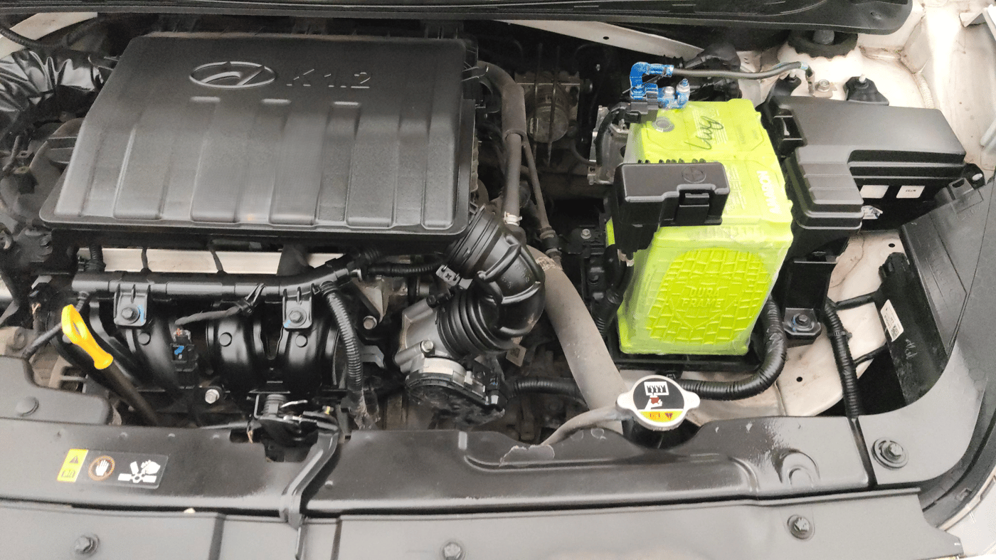2022 Hyundai GRAND I10 NIOS ASTA 1.2 KAPPA VTVT, Petrol, Manual, 28,144 km, Engine View - Left