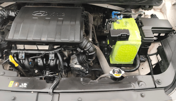2022 Hyundai GRAND I10 NIOS ASTA 1.2 KAPPA VTVT, Petrol, Manual, 28,144 km, Engine View - Left