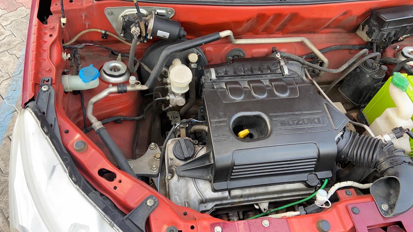 2017 Maruti Alto K10 VXI (O) AMT, Petrol, Automatic, 81,796 km, Engine View - Left