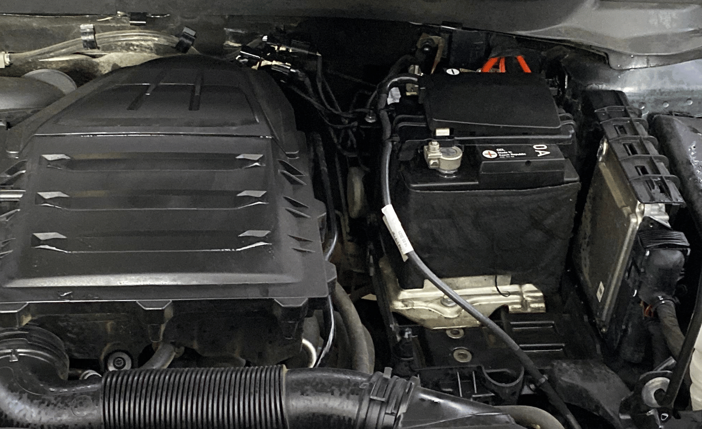 2022 Skoda KUSHAQ AMBITION 1.0L TSI MT, Petrol, Manual, 48,424 km, Engine View - Left