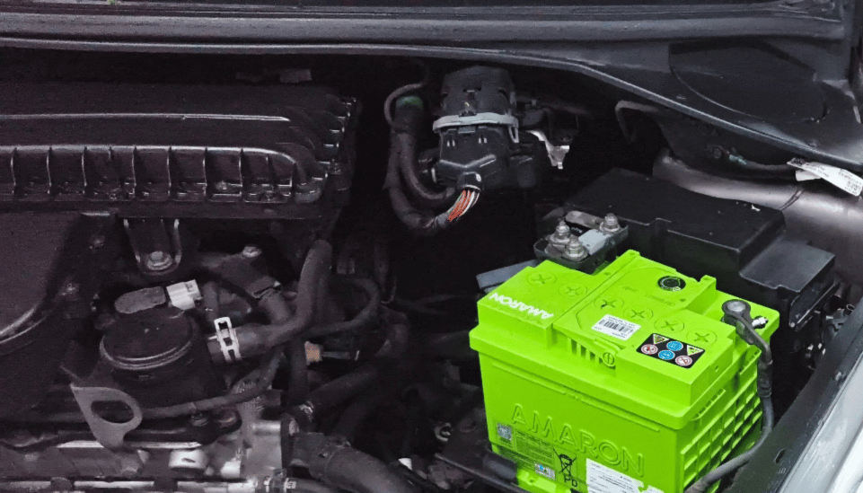 2017 Tata TIGOR XZ PETROL, Petrol, Manual, 76,629 km, Engine View - Left