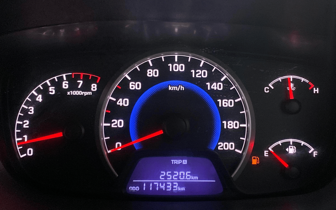 2016 Hyundai Grand i10 ASTA (O) 1.2 KAPPA VTVT, Petrol, Manual, 1,17,431 km, Odometer Image